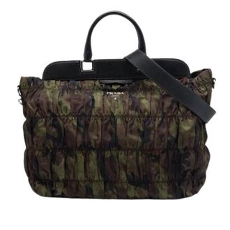 Prada Pre-owned Vintage Satchel - Dames - Vintage Handtas - Veelkleurig - ONE Size - Leer - Vintage