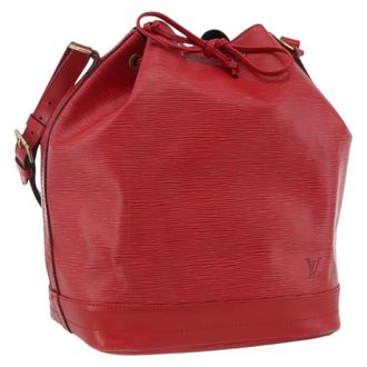 Louis Vuitton Noe Epi Leather Red Leather Handbag (Pre-Owned)