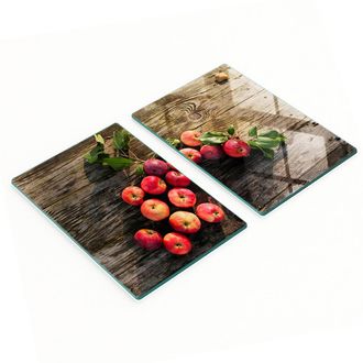 OEM Taglieri Da Cucina In Vetro Con Grafica Apple Sul Tavolo 2x40x52 Cm