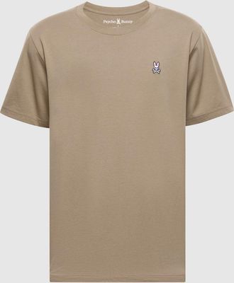 Psycho Bunny Mens Classic Crew Neck Tee 238 ANTIQUE TAUPE / XXXL