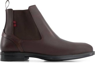 Andrea Mens Slip-On Ankle Boots In Dark Brown