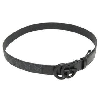Gucci Pre-owned GG Marmont Riem - Heren - Vintage Accessoires - Zwart - ONE Size - Leer - Vintage