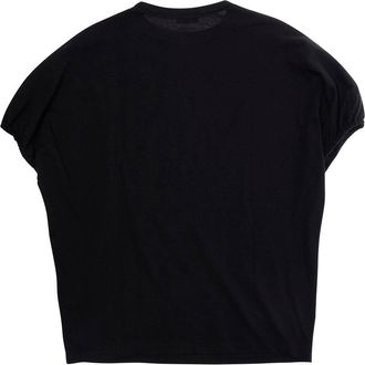 N&deg;21 Girls T-Shirt With Maxi Logo, Black Cotton T-Shirts And Polos