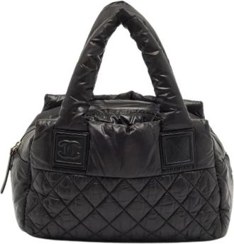 Chanel Pre-owned Handbags, female, Black, Size: ONE SIZE Pre-owned Coco Cocoon Bowler Bag