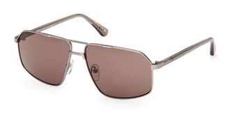Web Eyewear WE0395 15E Mens Sunglasses Silver Size 60