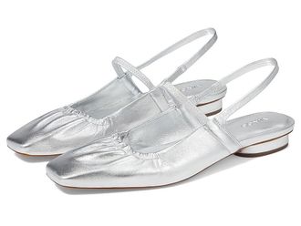 Vince Venice Womens Shoes Warm Silver Leather : 7.5 M