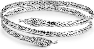 Samuel B. Silver Snake Bangle Bracelet