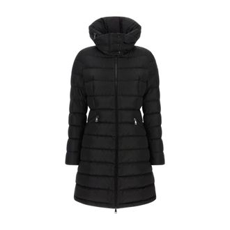 Moncler Dames, Mantels, Zwart, Maat: M Nylon