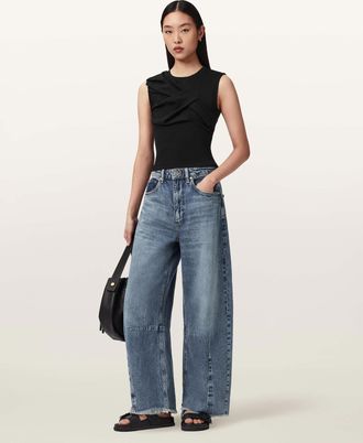 AllSaints Nella Slim Fit Sleeveless Tank Top