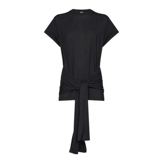 Toteme Top - Dames - T-shirts - Zwart - XS - Katoen - Tops