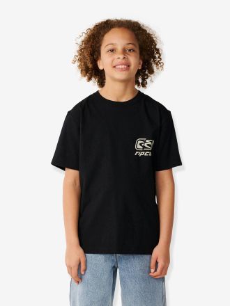 Rip Curl T-Shirt ARCHIVE RIPPED Logo-Print RIP CURL schwarz