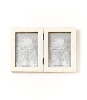 Matr Boomie Artemis Picture Frame - Carved Bone in White - 4X6 (2) at Nordstrom, Size 4Ft 0In X 6Ft 0In