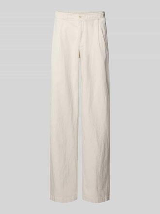 Bugatti Hose mit Eingrifftaschen und elastischem Bund in Ecru, Gr&ouml;&szlig;e 33/34