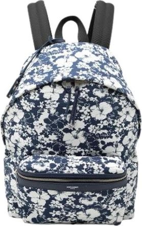 Saint Laurent Pre-owned Backpacks, female, Blue, Size: ONE SIZE Pre-owned The City backpack