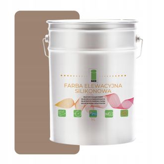 OEM Vernice Per Facciate Al Silicone Noce Beige 5l + Antialga