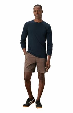 Pact Luxe Stretch Jersey Slim Long Sleeve Tee in Midnight Blue at Nordstrom, Size Xx-Large