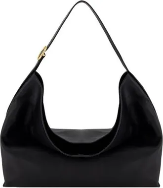 Vince Large Plonge Vivian Leather Hobo Bag in Black at Nordstrom