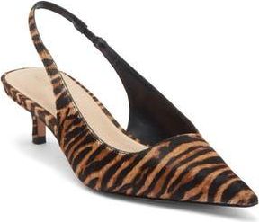 Steve Madden Kittie Slingback Pointed Toe Kitten Heel Pump in Brown/Tan at Nordstrom Rack, Size 6