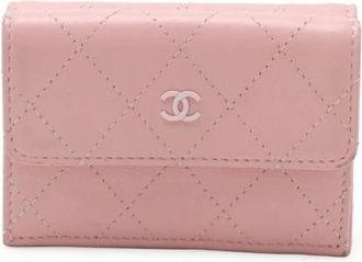 Chanel Pre-owned Wallets, female, Pink, Size: ONE SIZE Pre-owned Vintage Wallet