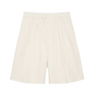 Anine Bing Dames, Korte broeken, Beige, Maat: S Viscose