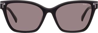 Tumi Grey Butterfly Ladies Sunglasses STU512 0BLA 56