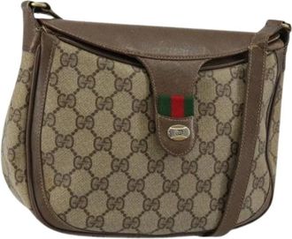 Gucci Pre-owned Cross Body Bags, female, Beige, Size: ONE SIZE Pre-owned Vintage Cross Body Bag