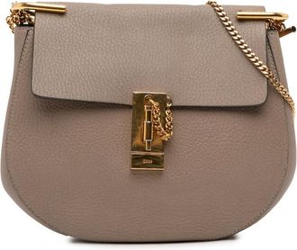 Chlo&eacute; Pre-owned Chloe Small Leather Drew Crossbody 01155665-20