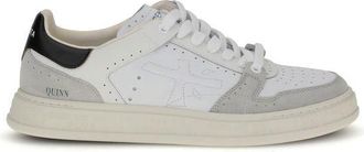 Premiata Witte Kalfslederen Bos Taurus Lage Sneakers