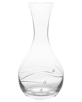 Barski European Handmade Lead-Free Crystalline Swarovski Sparkle Carafe