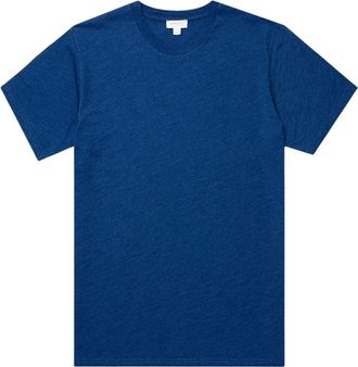 Sunspel Uomo, Top, Blu, XL, new