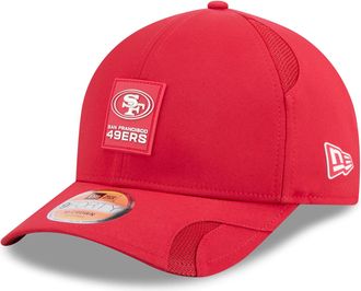 New Era Mens Scarlet San Francisco 49ers 2025 Sideline M-Crown 9FORTY Adjustable Hat