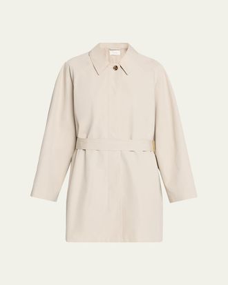The Row Amaya Single-Breasted Trench Coat