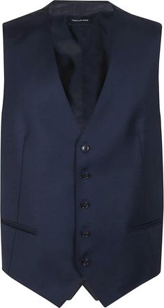 Tagliatore Gilet - Heren - Gillet - Blauw - L - Leer - Kostuums