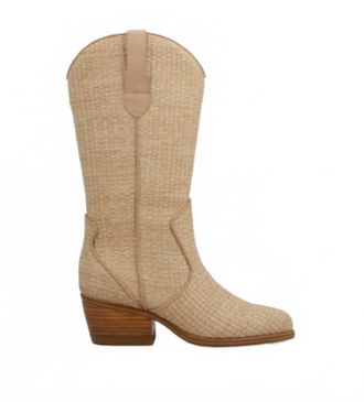 Mia Womens Jenah Raffia Boot In Natural