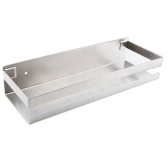 OEM Estanter&iacute;a De Cocina De Acero Inoxidable De 20 Cm, Color Plata, Sin Necesidad De Taladrar, Dise&ntilde;o Universal Para Ba&ntilde;o Y Cocina -crezuo