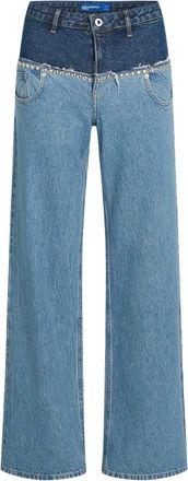 Karl Lagerfeld Jeans con borchie - Blu
