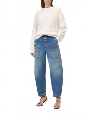 Closed Rhannon Barrel Jeans In Mid Blue
