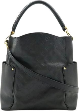 Louis Vuitton Pre-owned Handbags, female, Black, Size: ONE SIZE Pre-owned Canvas Handbag