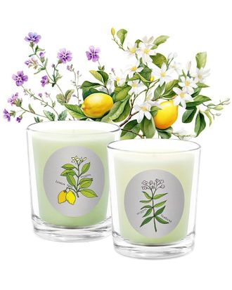 Qualitas Hand-Poured Candle Set - Verbena Lemon Tree