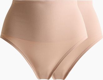H&M 2er-Pack Medium Shape Briefs - Beige