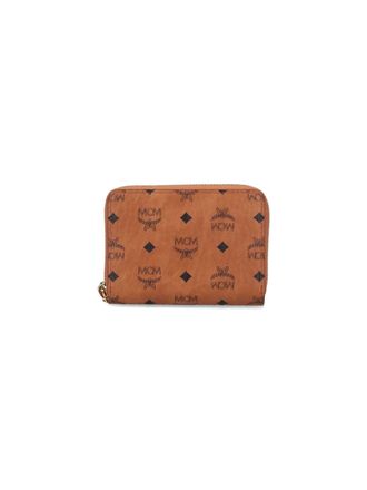 MCM Mini Zip Wallet
