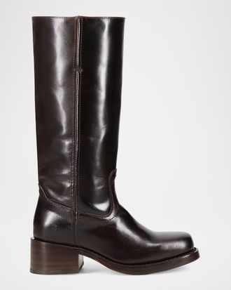 Frye Campus 14L Leather Knee-High Boots