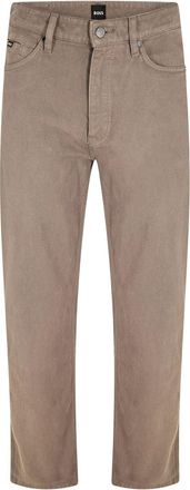 HUGO BOSS Mens Atacama 10265946 02 Slim Fit Jeans in Beige/Khaki - Size 32W/32L