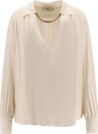 Elisabetta Franchi Womens Shirts White