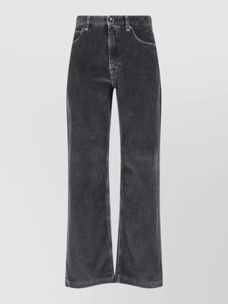 Fendi tailored trousers belt loops pockets design