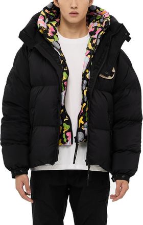 AlphaStyle Doodle Camo Kudu [Limted Edition] in Black at Nordstrom, Size Xx-Large