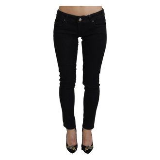 Acht Skinny Jeans, female, Black, Size: W26 Low Waist Slim Fit Denim