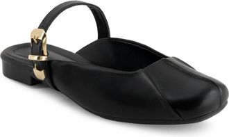 Andrea Womens Mules Ballet Flats In Black