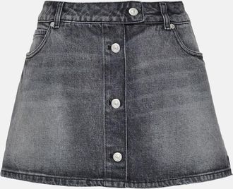 Courrèges Denim miniskirt