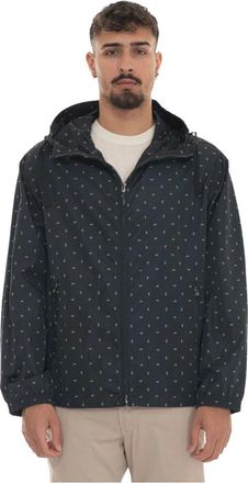 Emporio Armani Nylon Harrington Jas - Heren - Zomerjassen - Blauw - 2XL - Nylon - Jassen